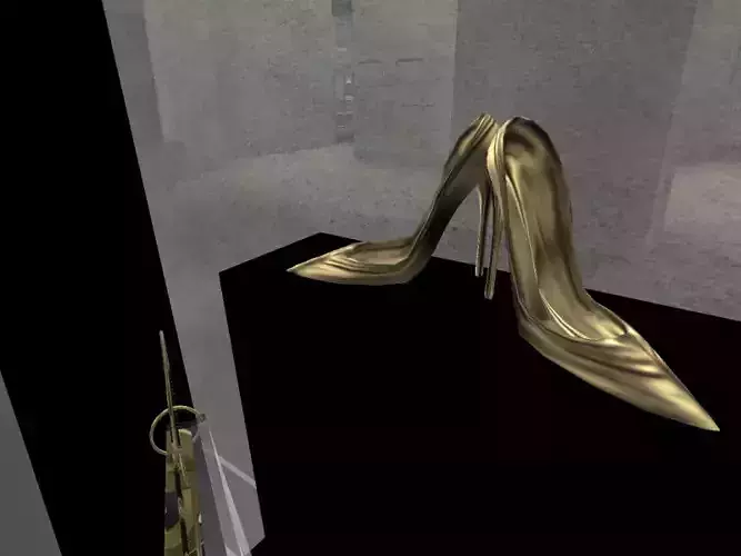 Sleek Heels Mesh  3D model