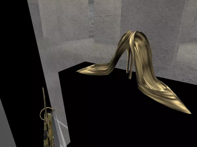 Sleek Heels Mesh  3D model_0