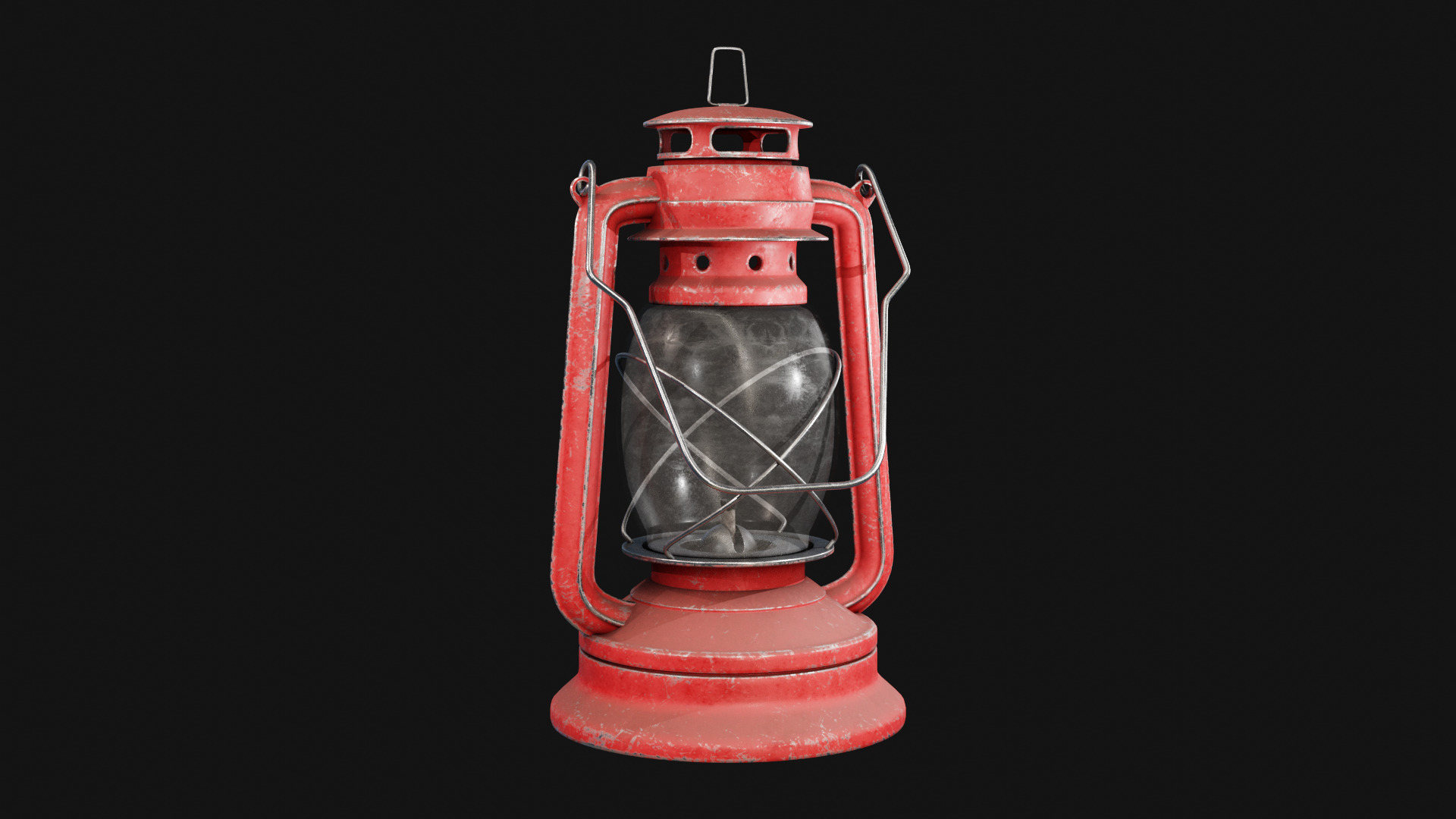 Kerosene Lamp Low-poly 3D model_23