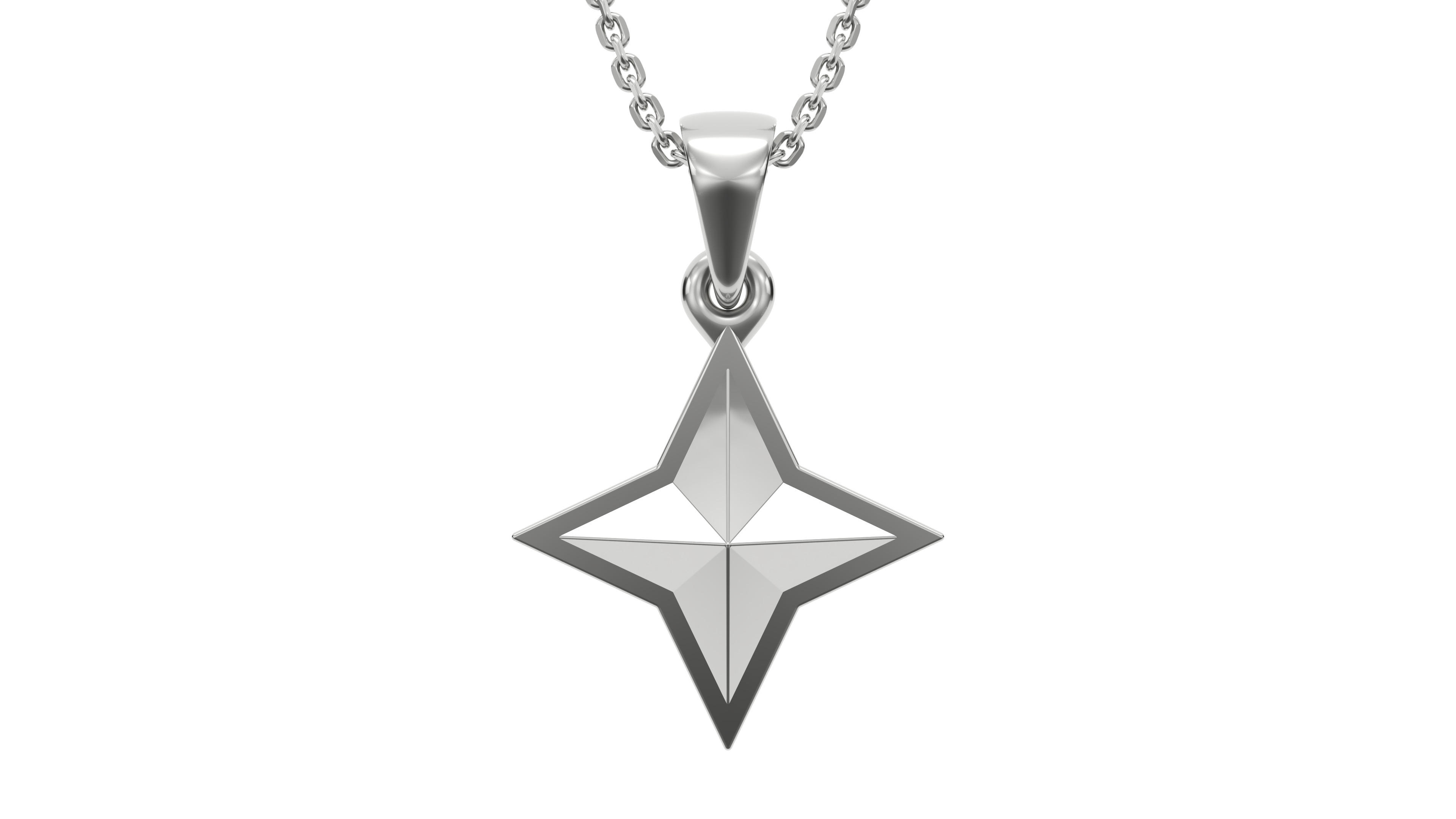 Star pendant V6 3D print model_5
