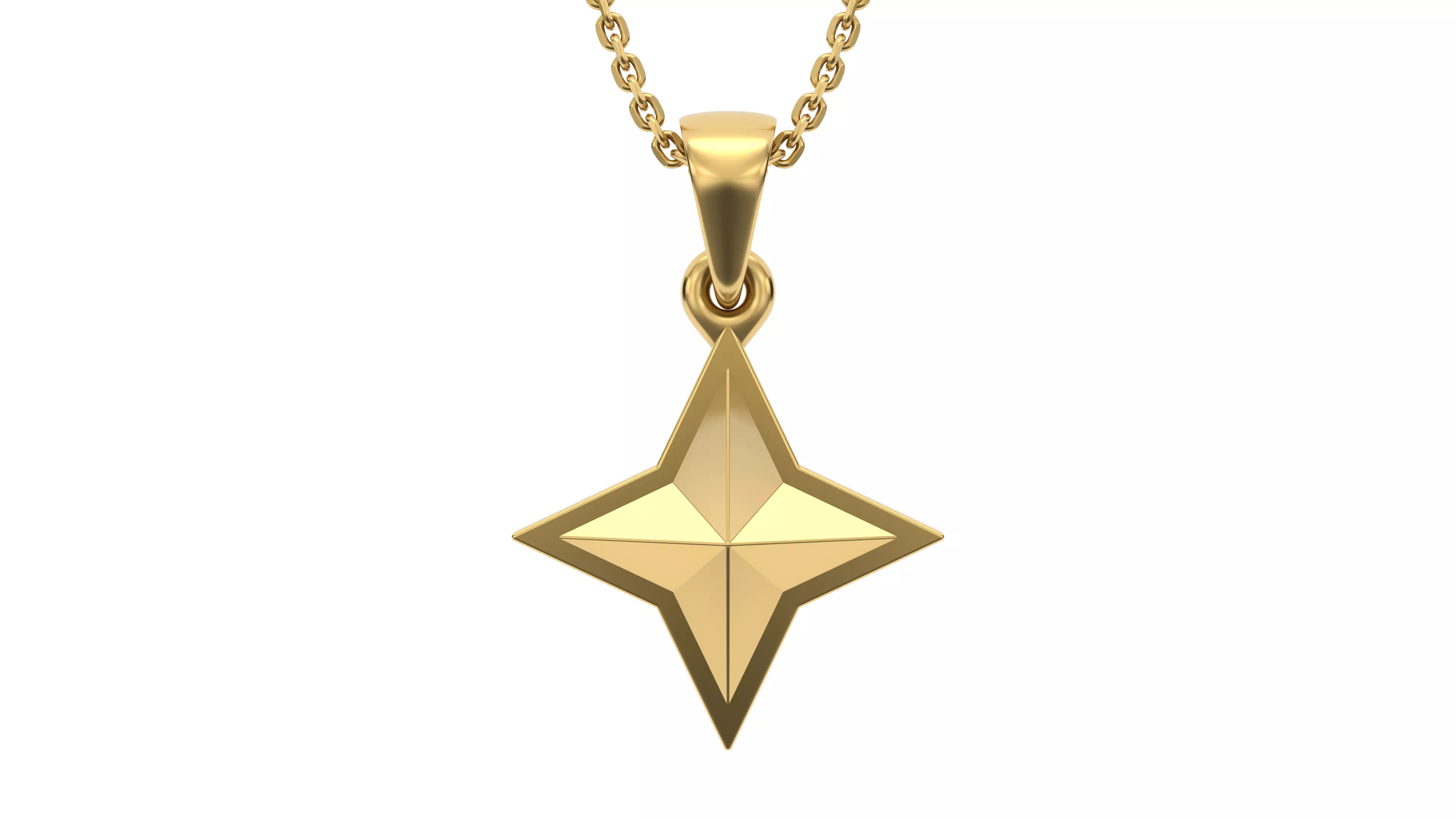 Star pendant V6 3D print model_0