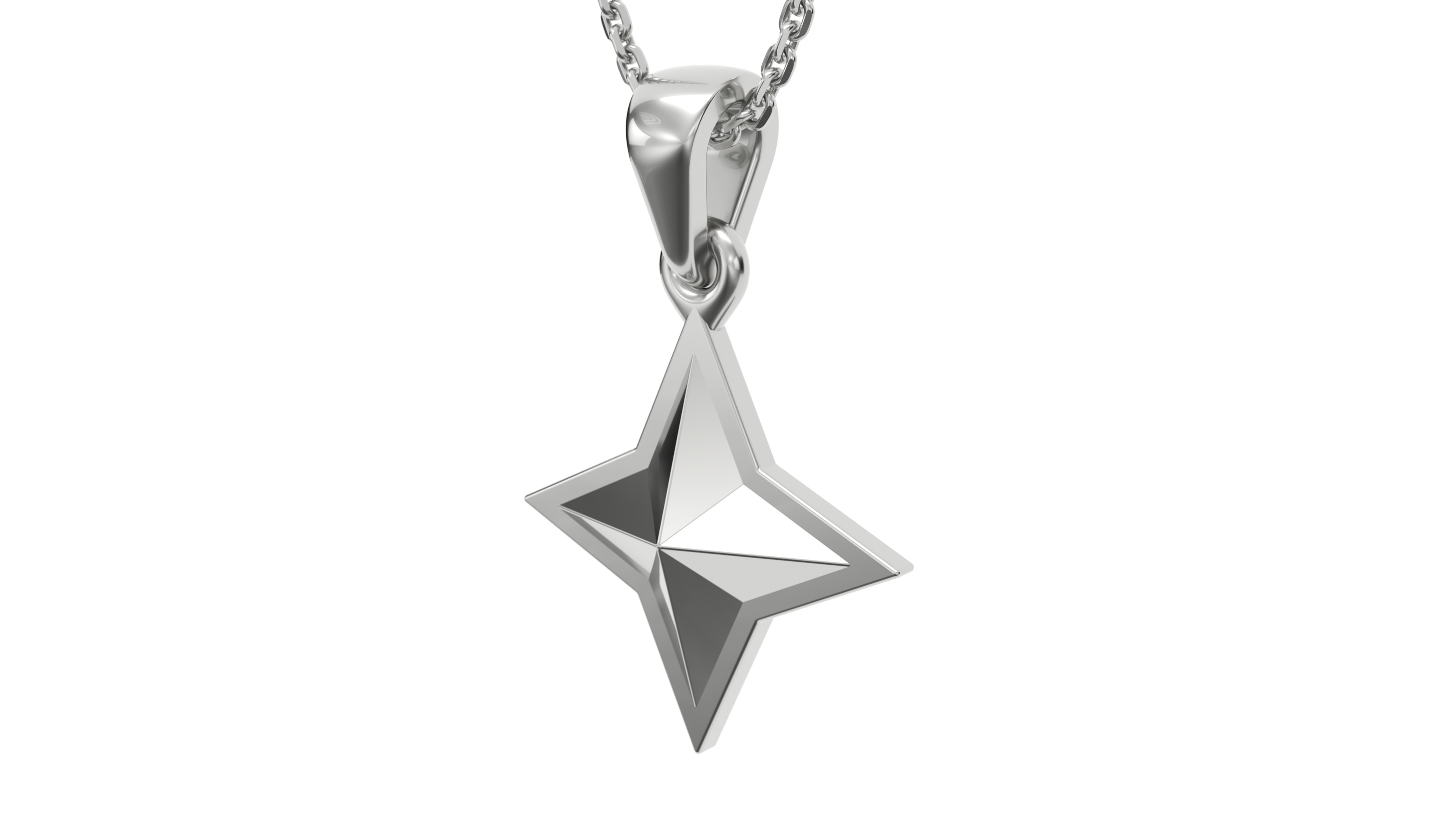 Star pendant V6 3D print model_6