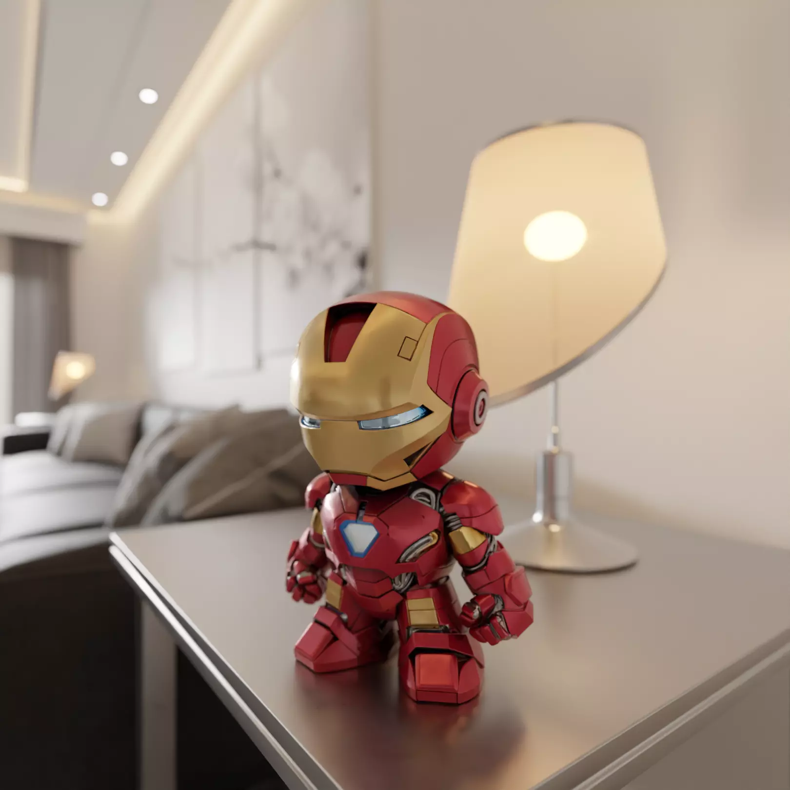 baby iron man 3D print model_0