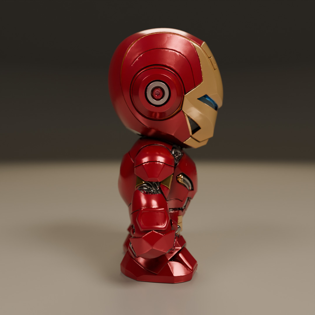 baby iron man 3D print model_1