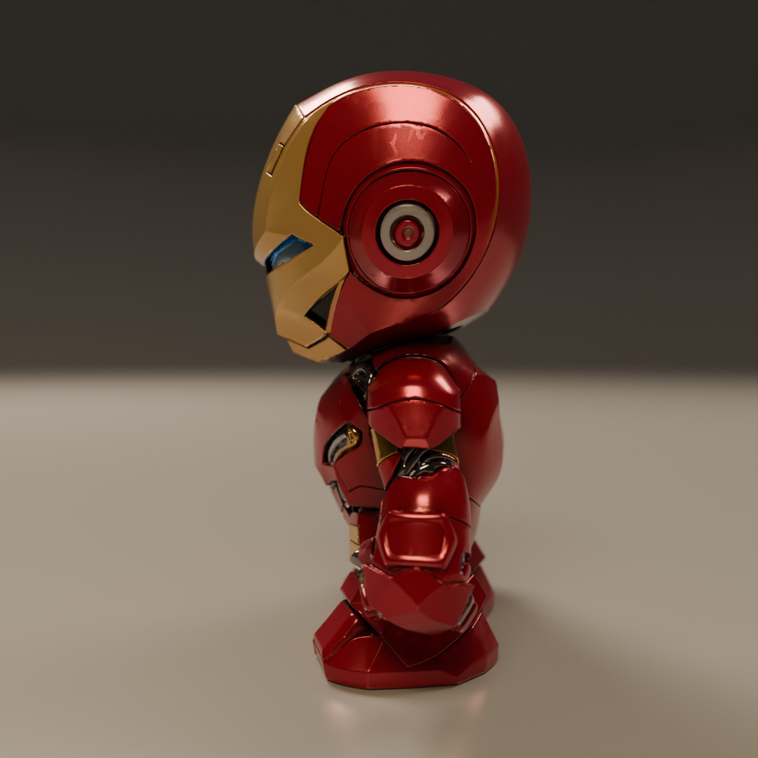 baby iron man 3D print model_2