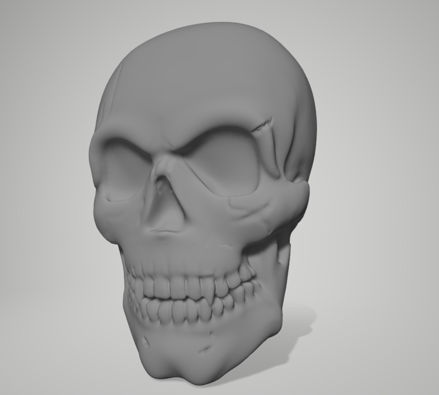 Skull 3 3D print model_4