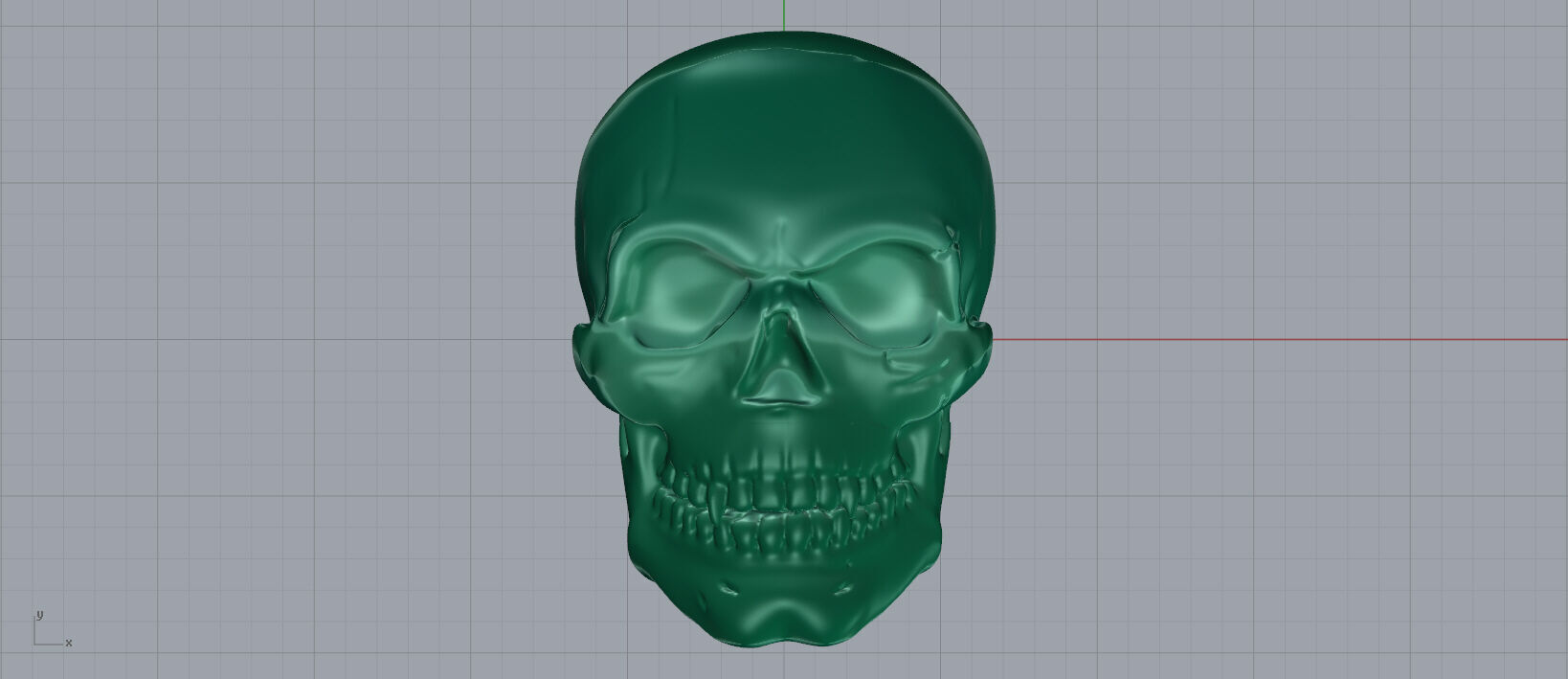 Skull 3 3D print model_3