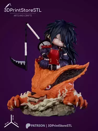 Madara Chibi - Naruto - Anime Fan - STL File