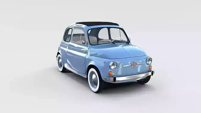 Fiat Nuova 500 1957 rev 3D model