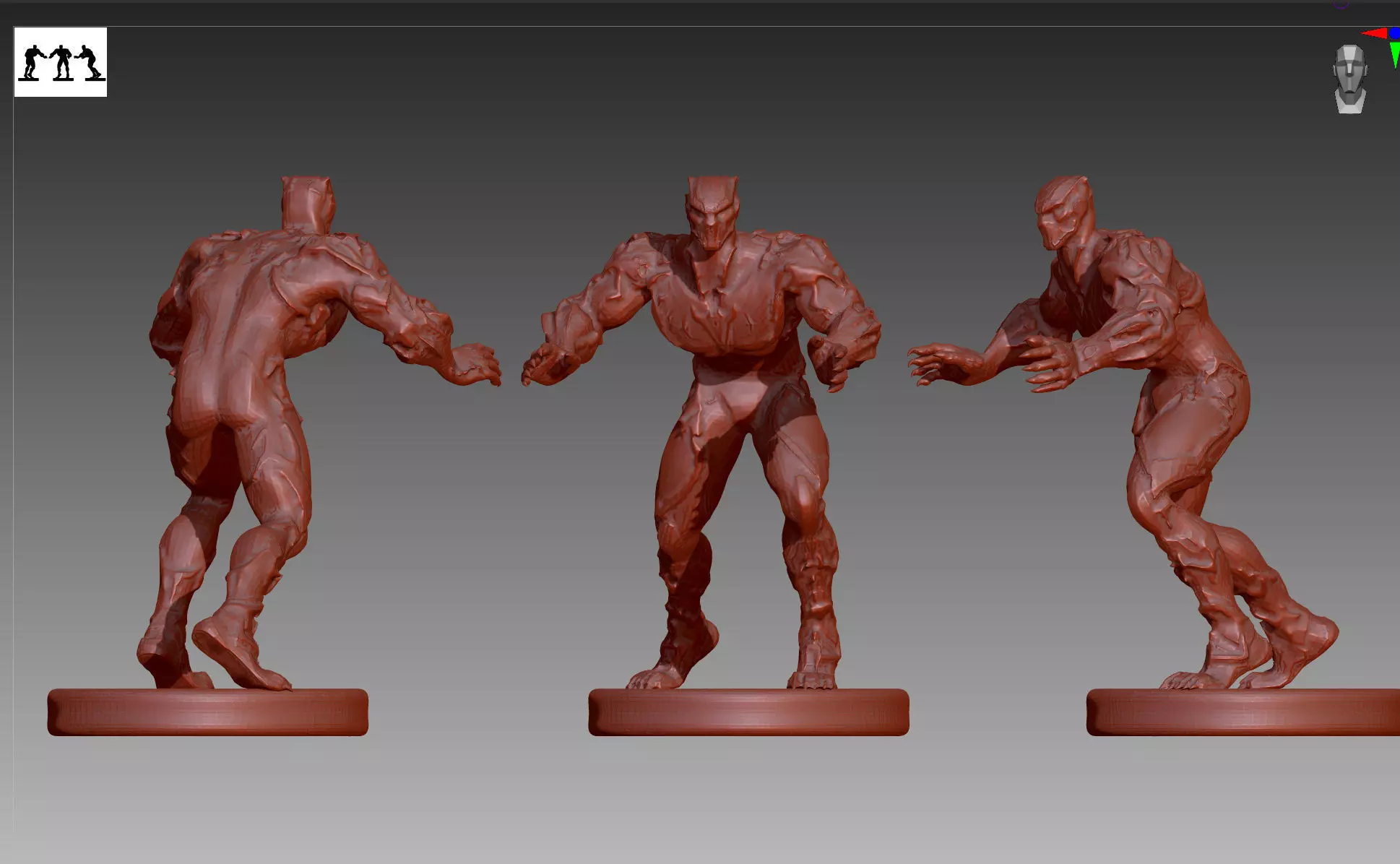 Marvel Rivals Black Panther STL and OBJ 3D print model_0