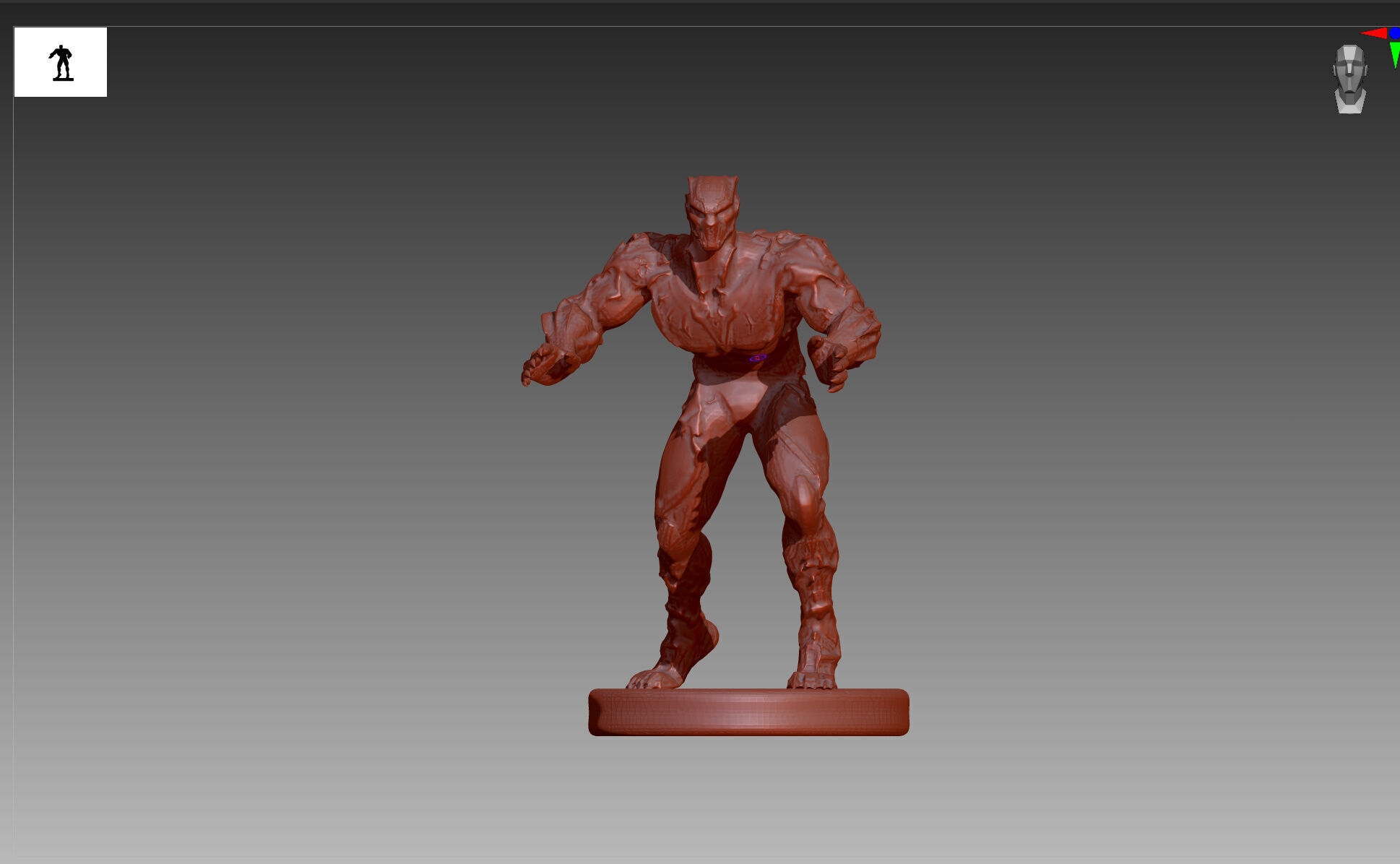 Marvel Rivals Black Panther STL and OBJ 3D print model_1