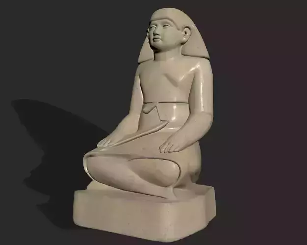 THE PRIEST EGYPTIAN ANCIENT STATUE - PHARAOHS - MUSEUM REPLICAS 3D print model