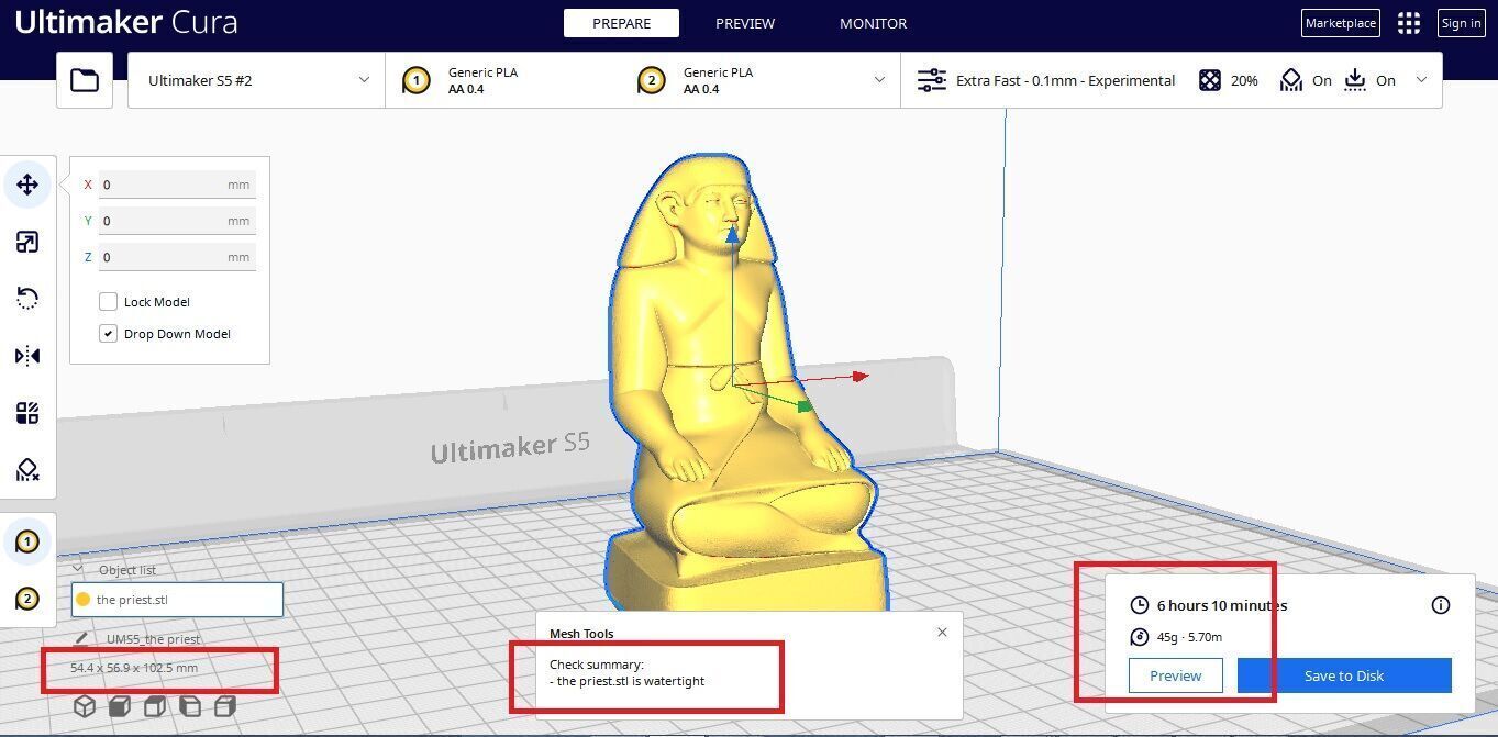 THE PRIEST EGYPTIAN ANCIENT STATUE - PHARAOHS - MUSEUM REPLICAS 3D print model_4