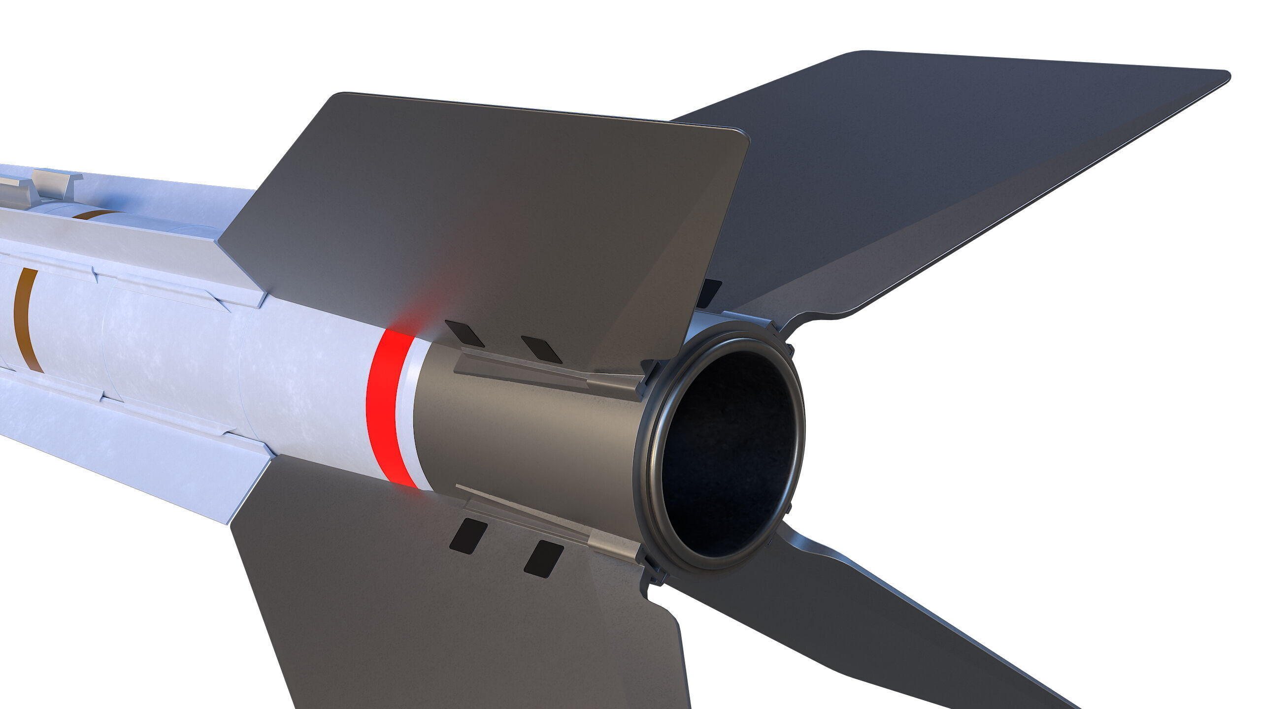 PYTHON-5 Misslie 3D model_10