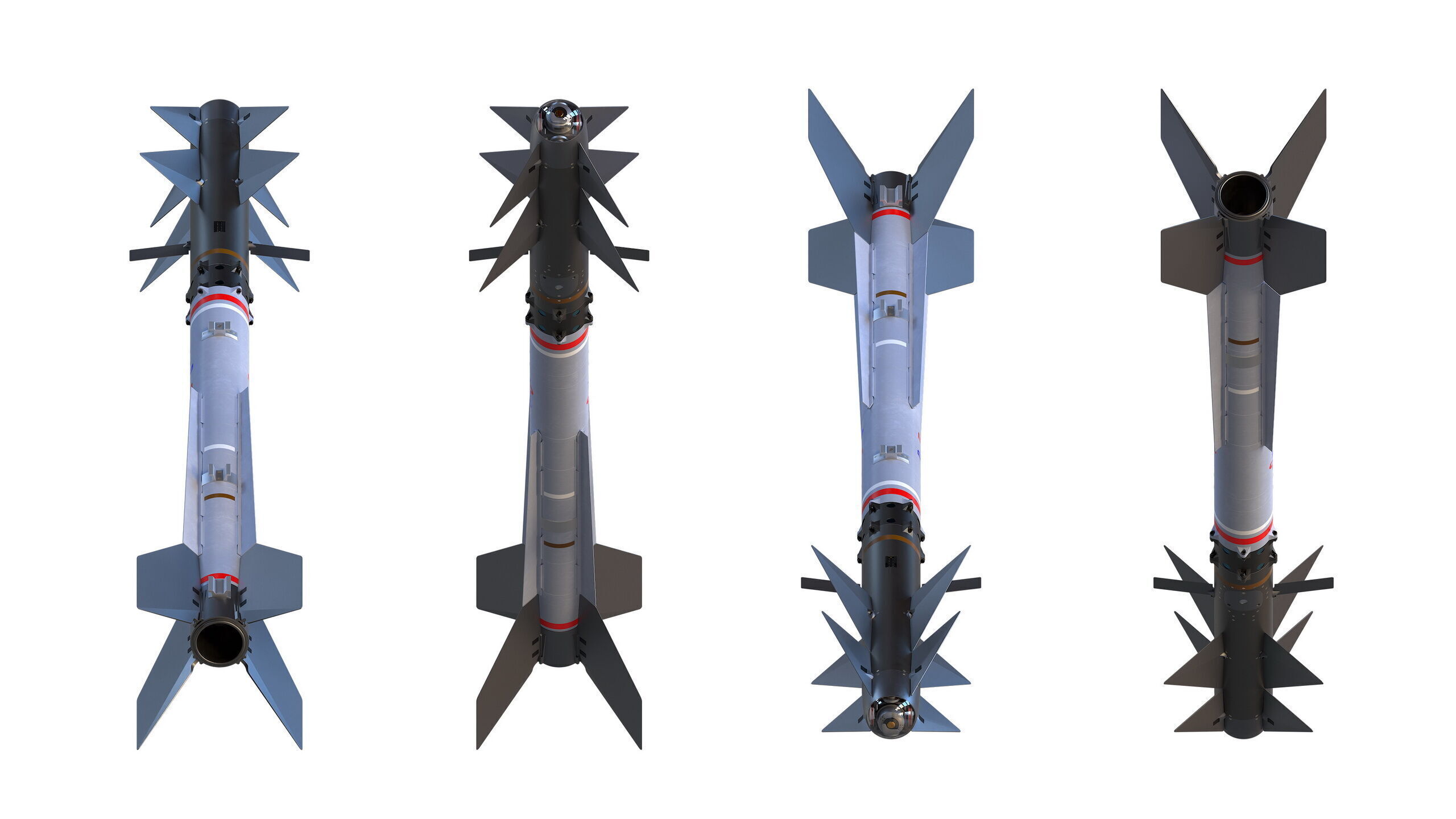 PYTHON-5 Misslie 3D model_13