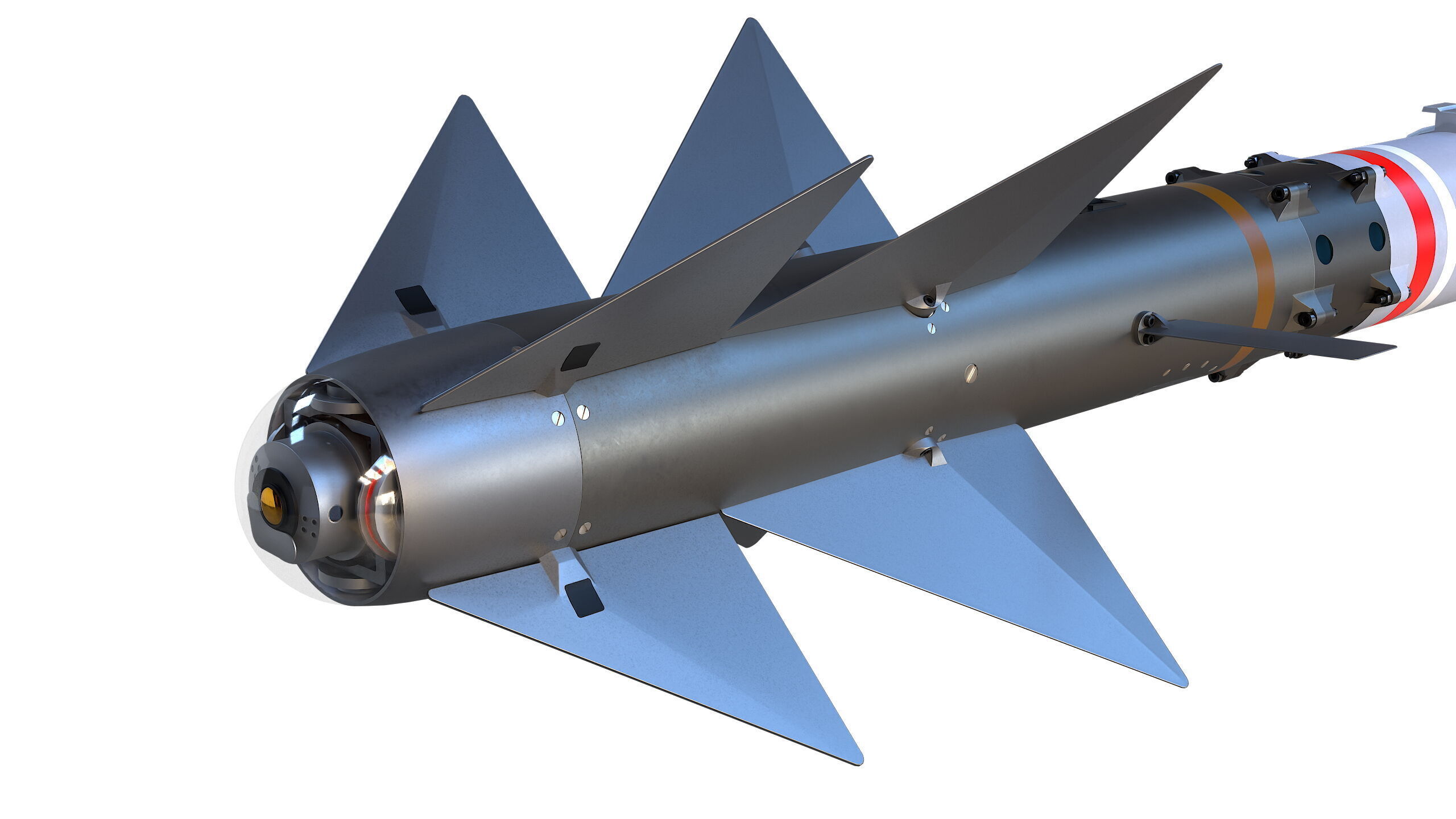 PYTHON-5 Misslie 3D model_7