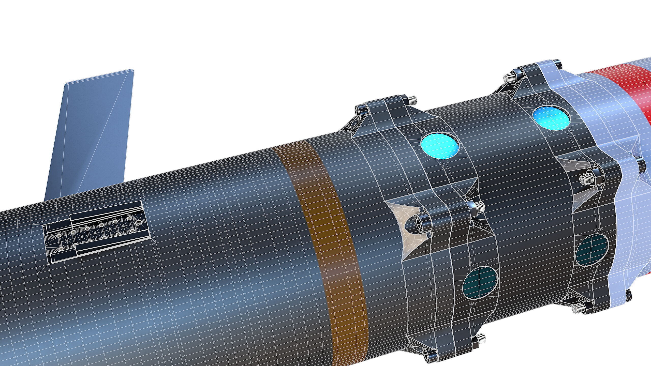 PYTHON-5 Misslie 3D model_18