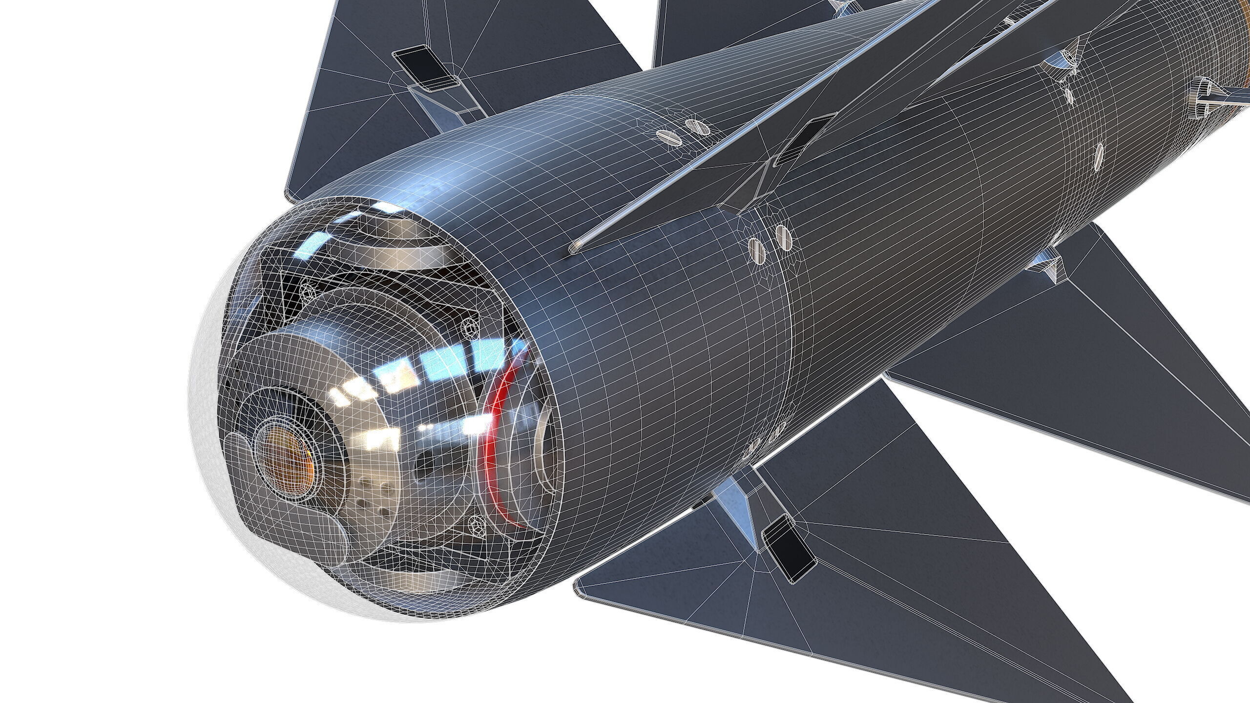 PYTHON-5 Misslie 3D model_17