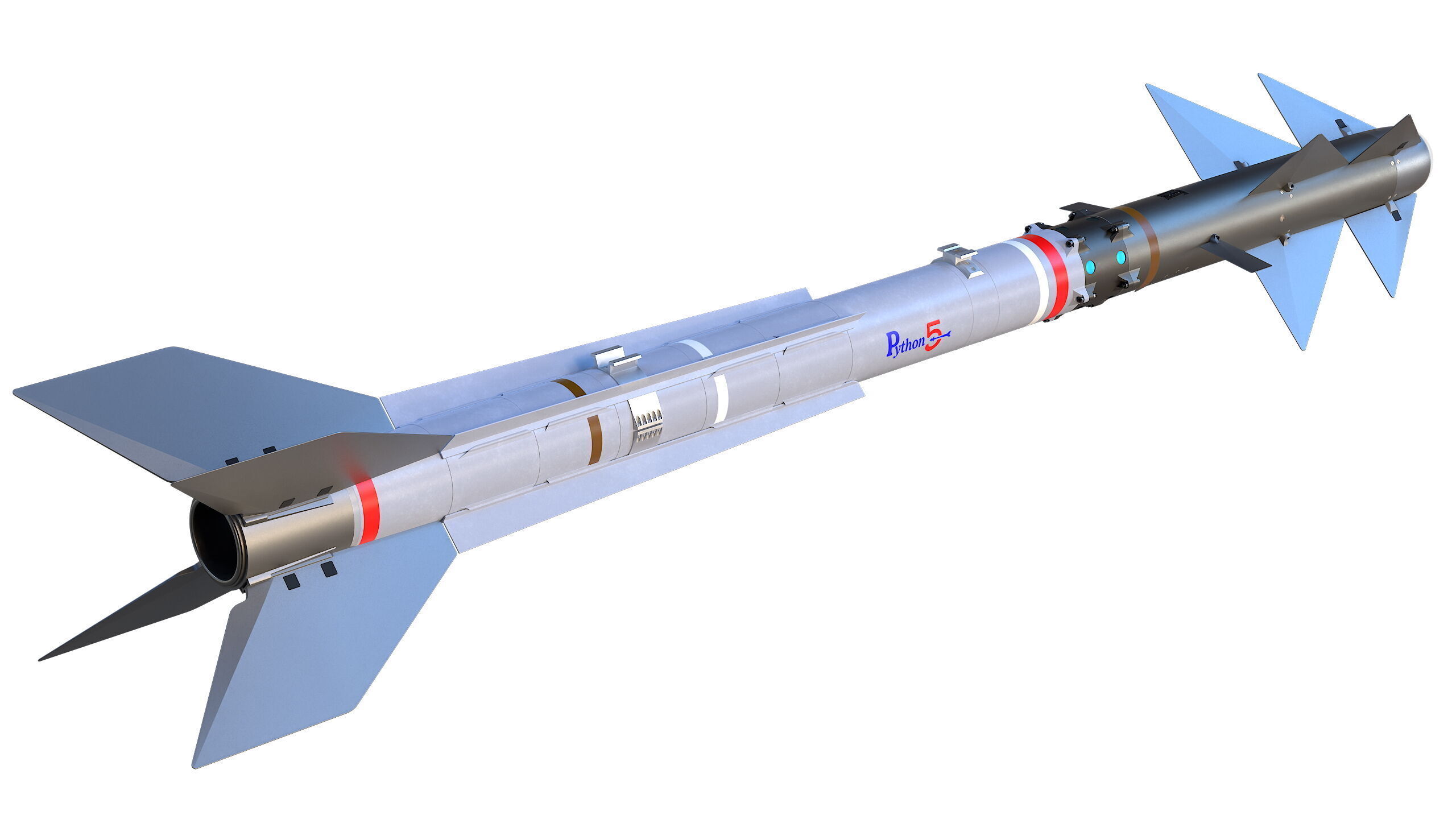 PYTHON-5 Misslie 3D model_3
