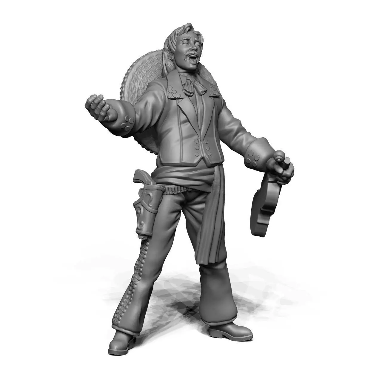 Outlaw Mariachi - Singer 3D print model_0