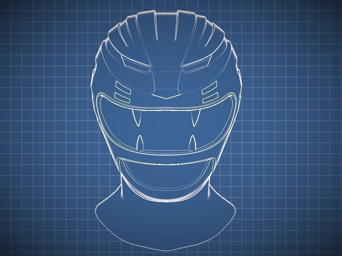 Gao Red Helmet  3D print model_3