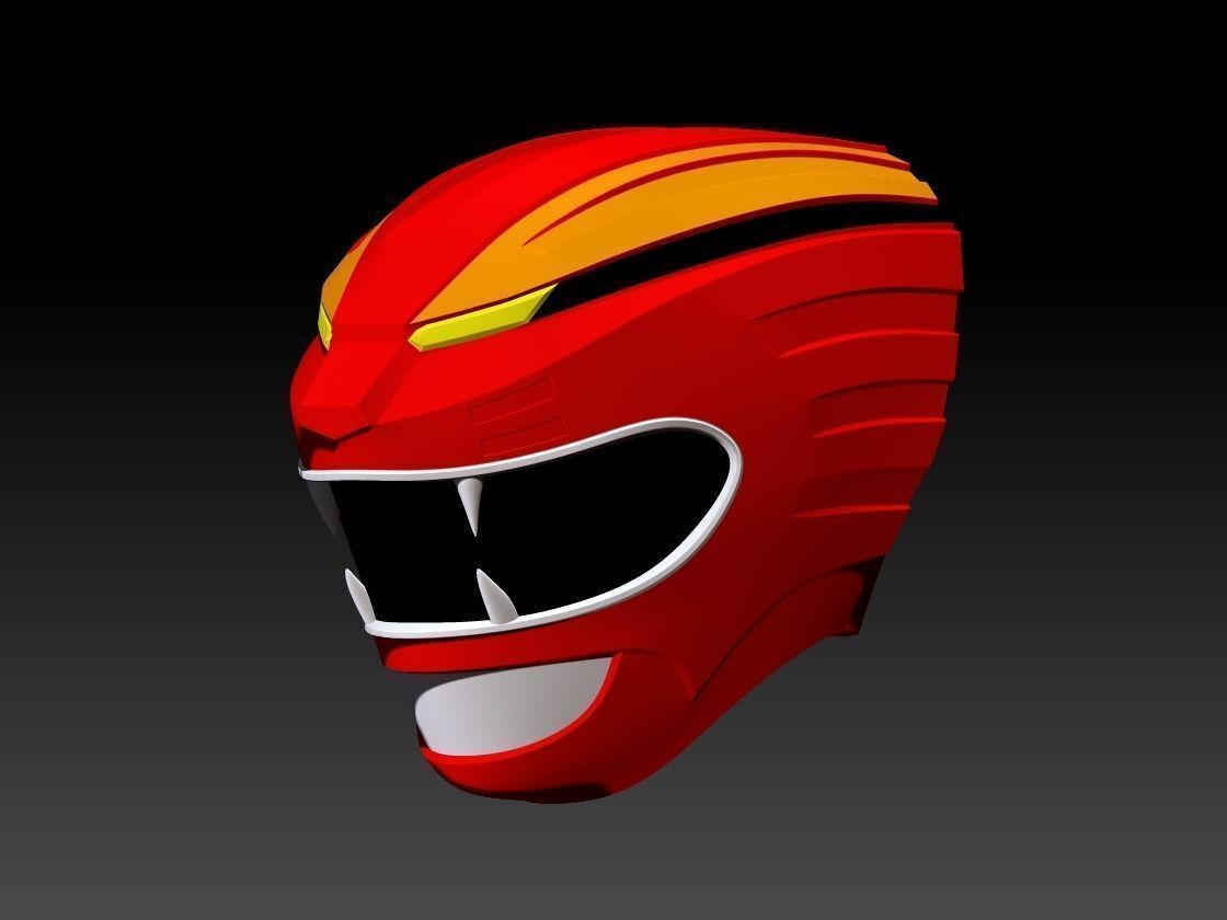 Gao Red Helmet  3D print model_1