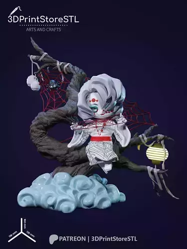 Rui Chibi From Demon Slayer - Anime Fan - STL File