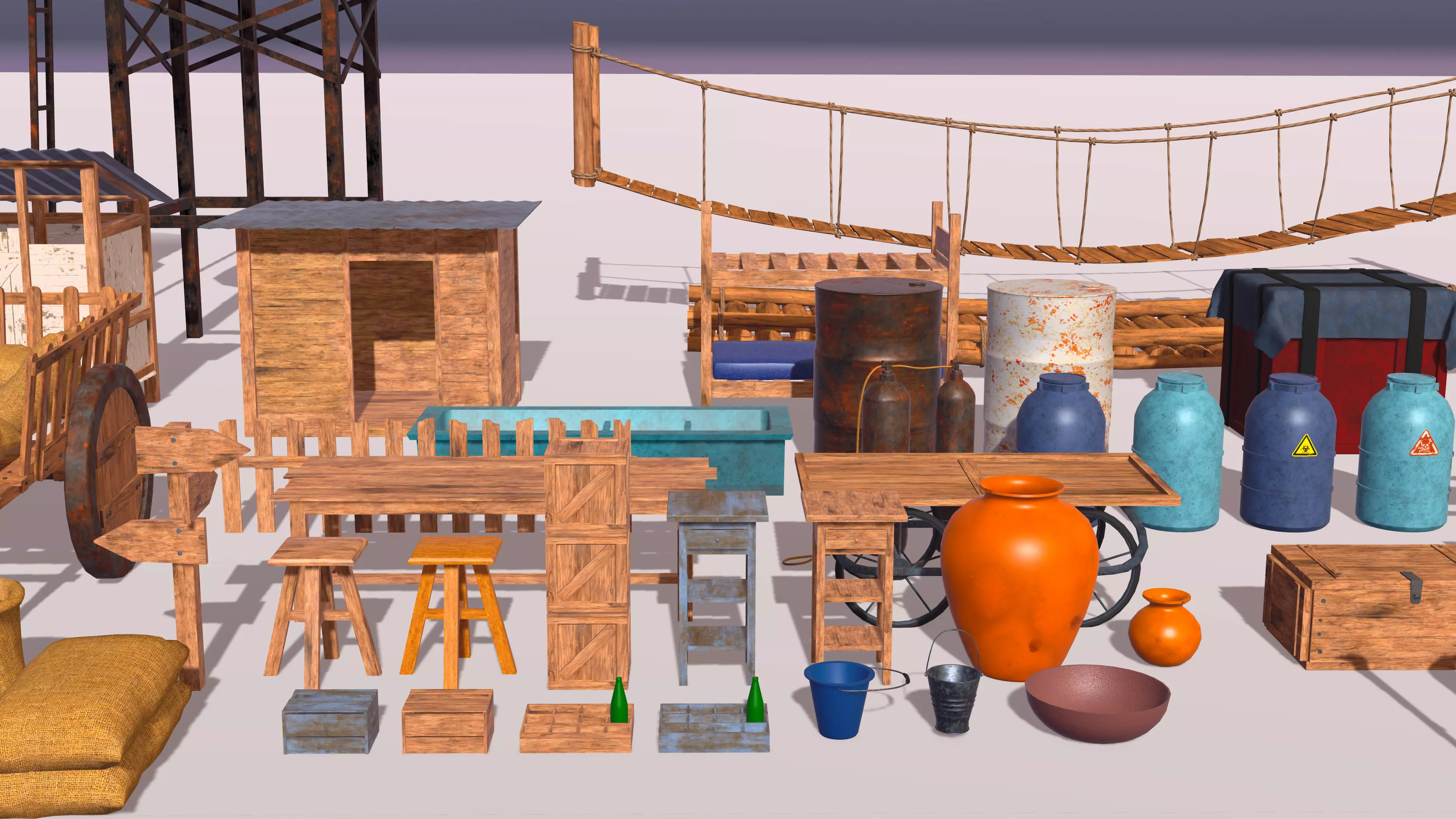 Adventure Mega Pack - 200 Low-poly 3D model_3