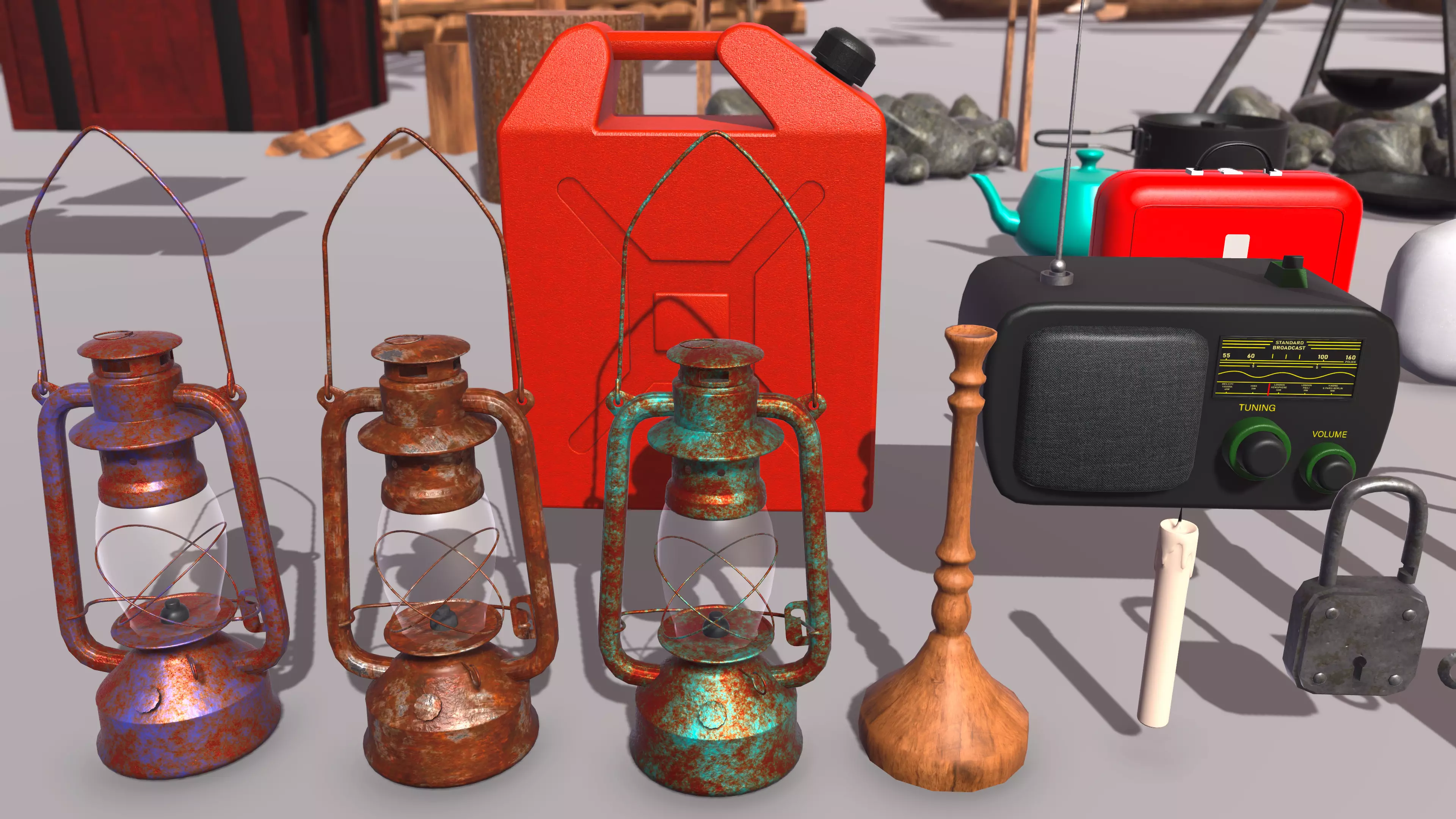 Adventure Mega Pack - 200 Low-poly 3D model_39