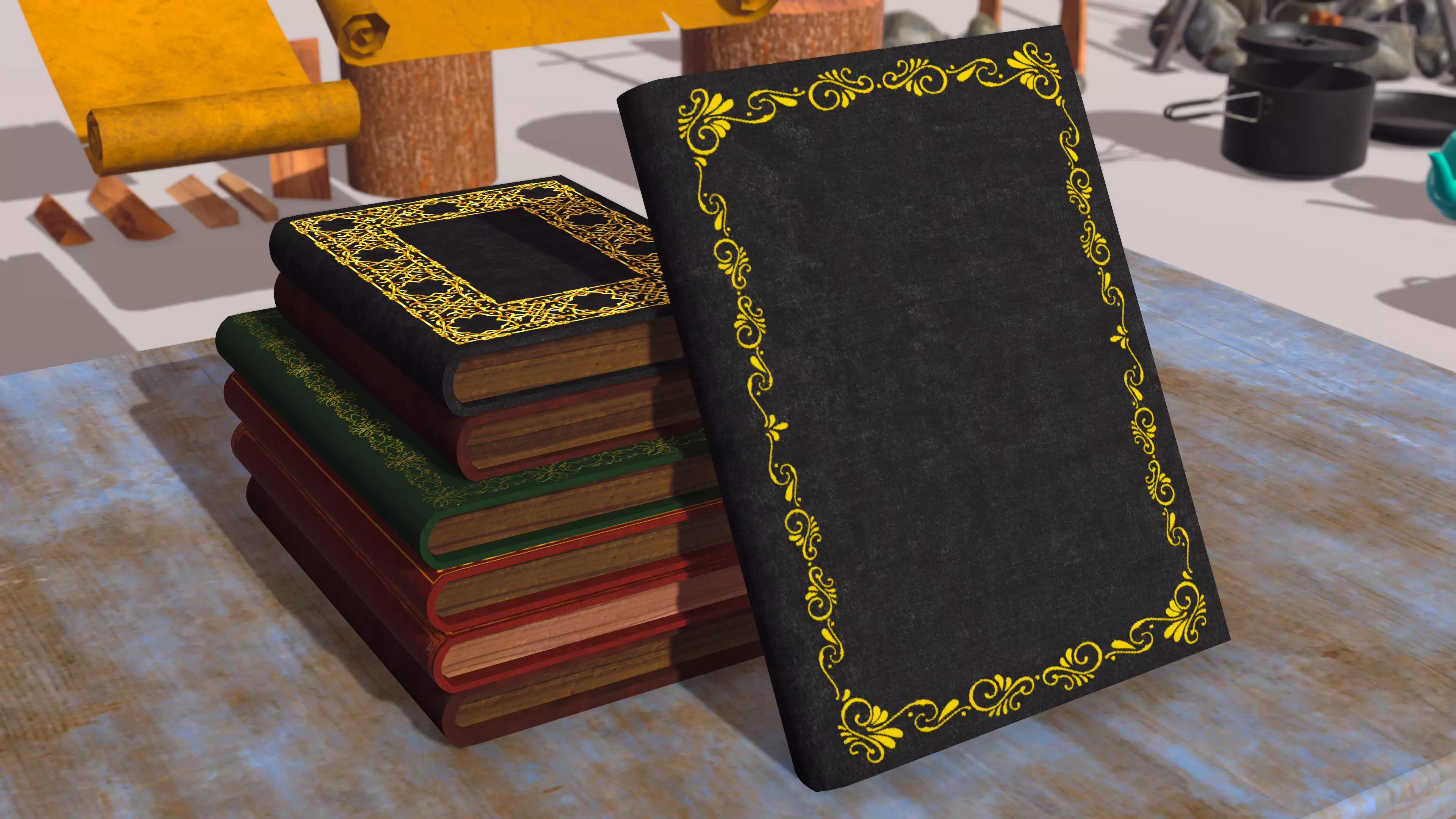 Adventure Mega Pack - 200 Low-poly 3D model_8