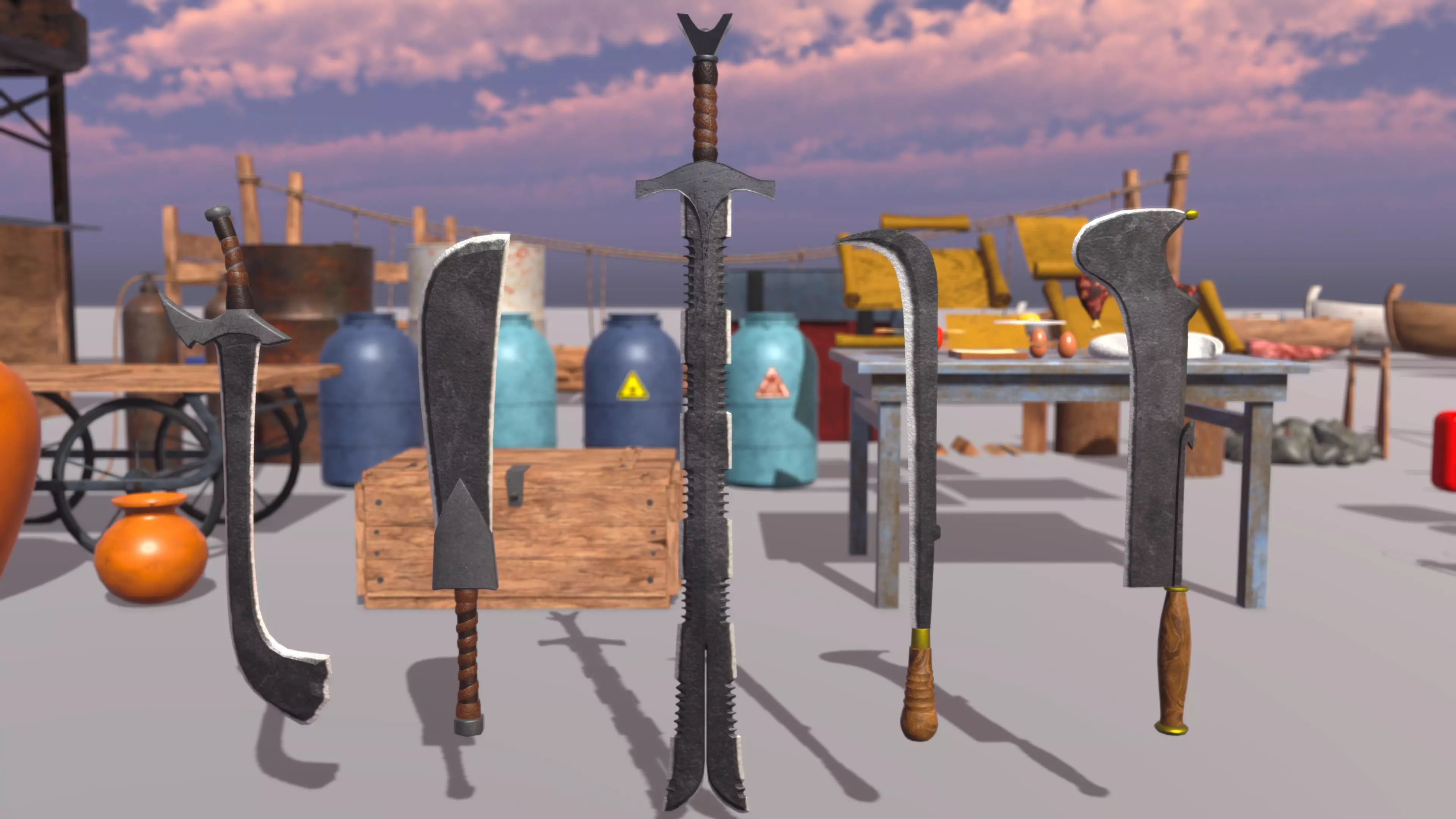 Adventure Mega Pack - 200 Low-poly 3D model_23