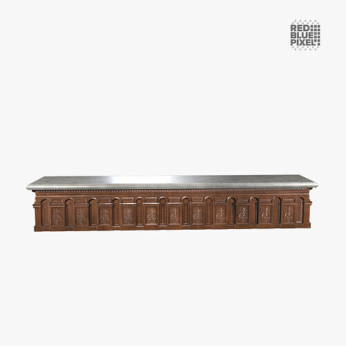 Altar Low-poly 3D model