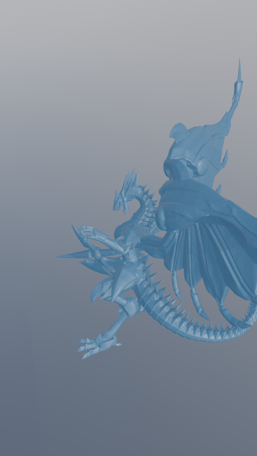 Dragonic Slayer - Yu-Gi-Oh 3D print model 3D print model_2