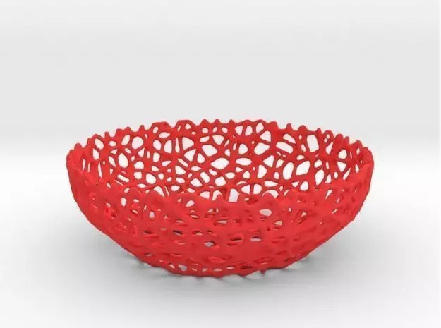 Voronoi bowl or key shell - Style No 8 3D print model_0