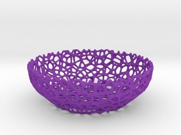 Voronoi bowl or key shell - Style No 8 3D print model_2