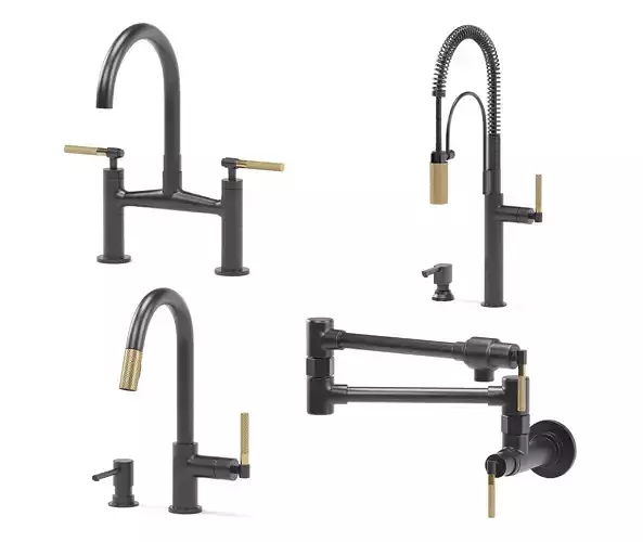 BRIZO kitchen faucets collection 3D model
