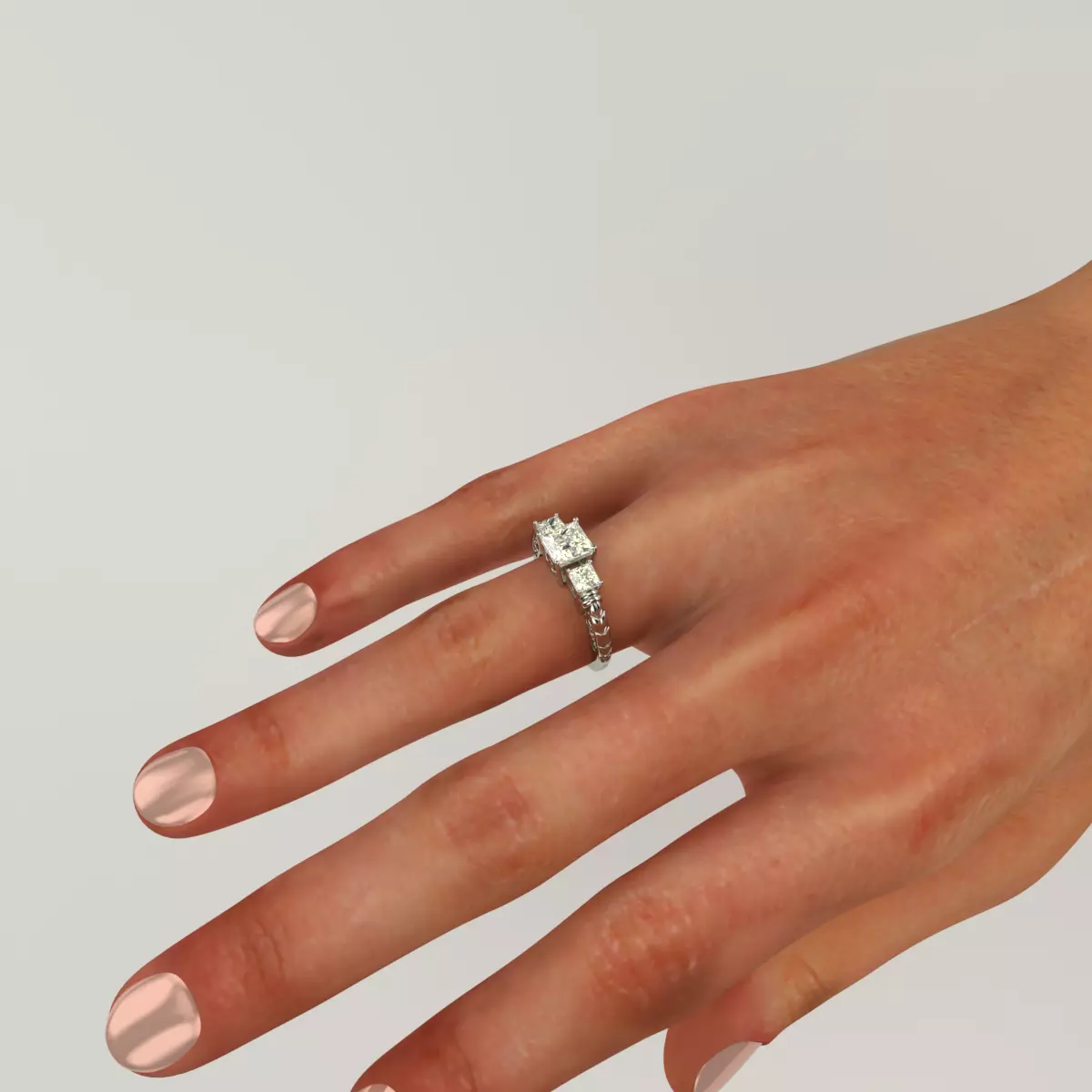 Ring 5839 - Engagement 3D print model