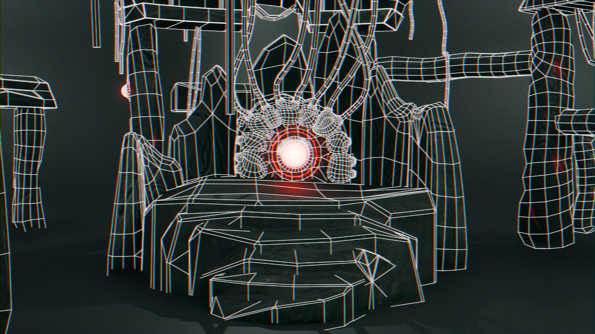 Stonehenge - Ancient Tech Portal Low-poly 3D model_18