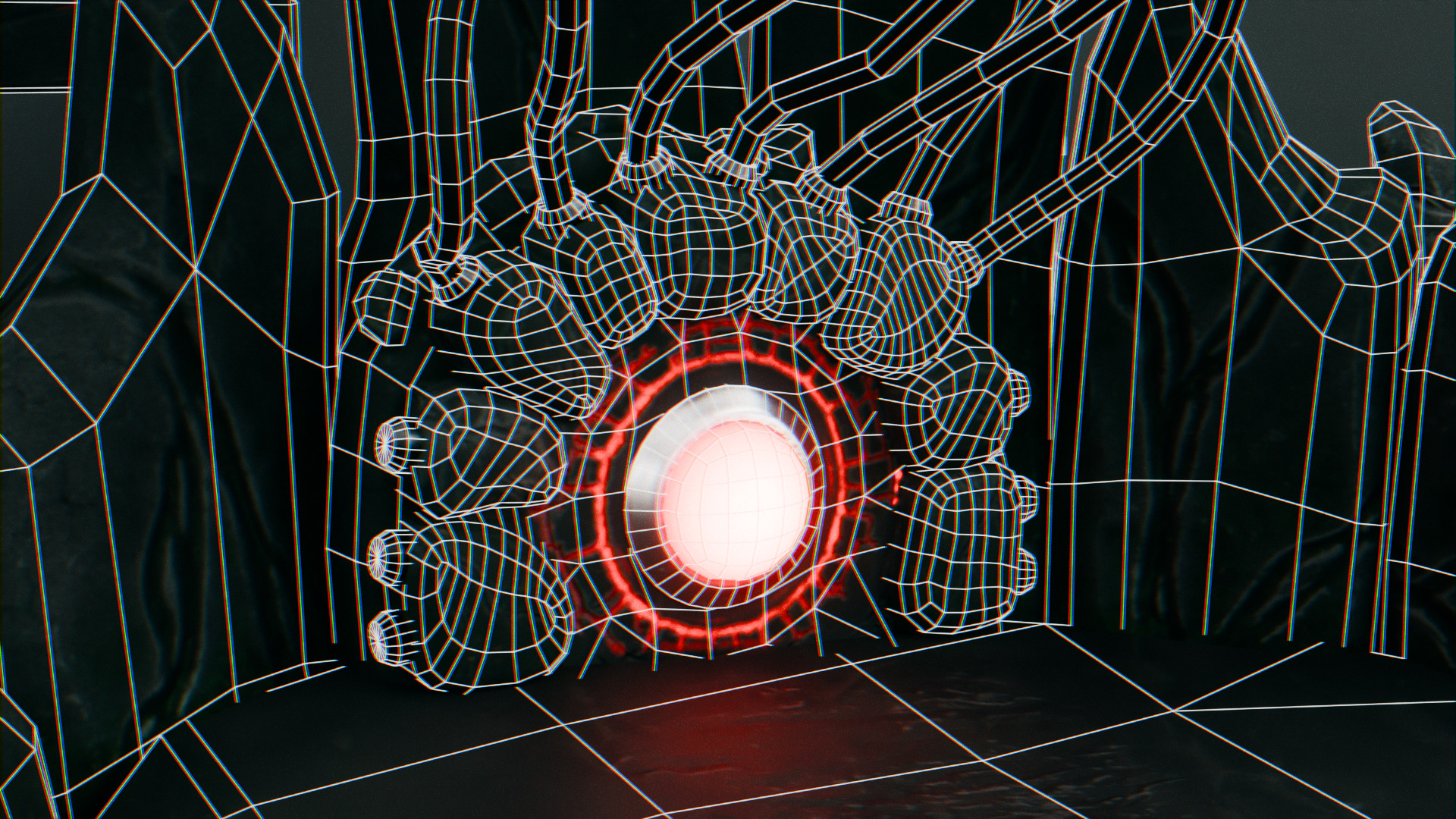 Stonehenge - Ancient Tech Portal Low-poly 3D model_19