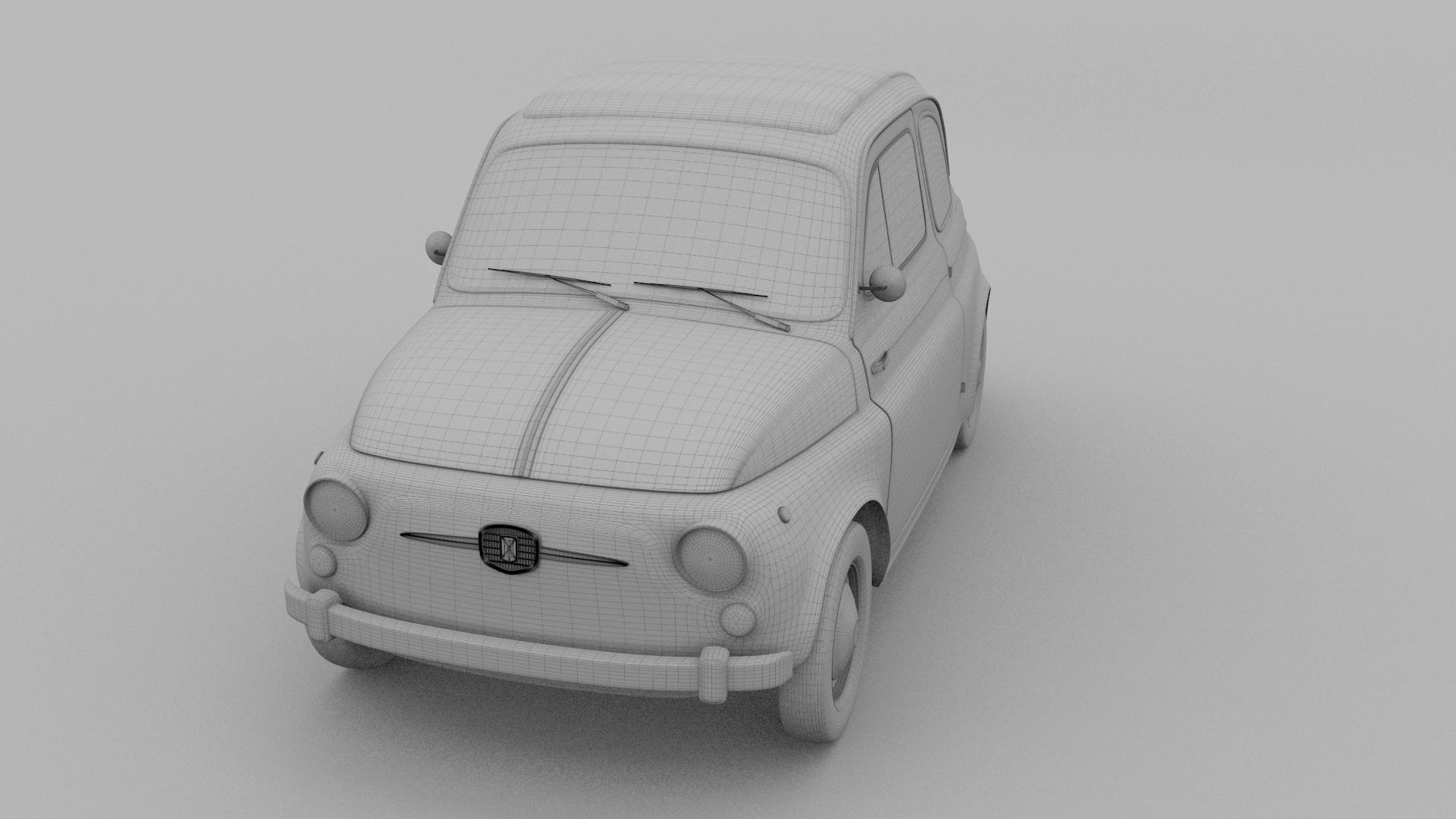 Fiat 500 Nuova 1957 rev 3D model_30