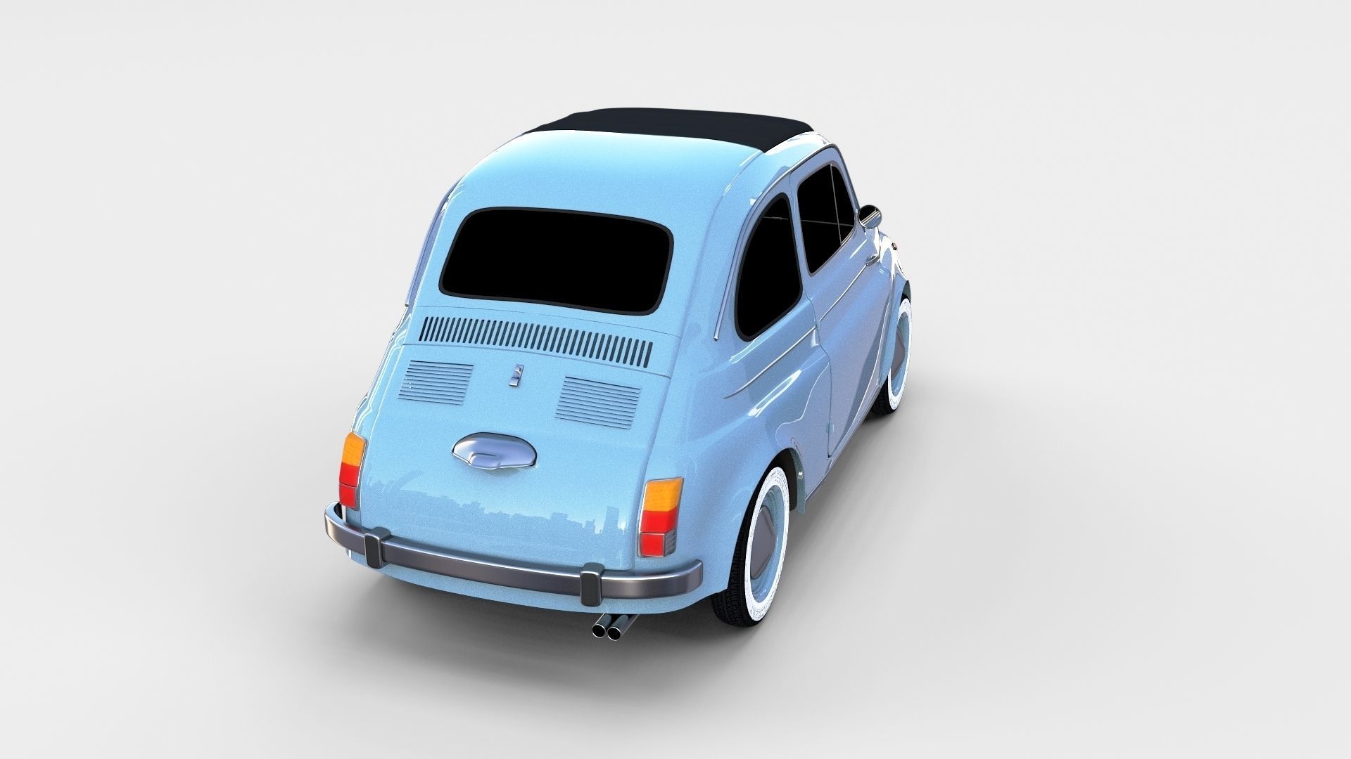 Fiat 500 Nuova 1957 rev 3D model_40