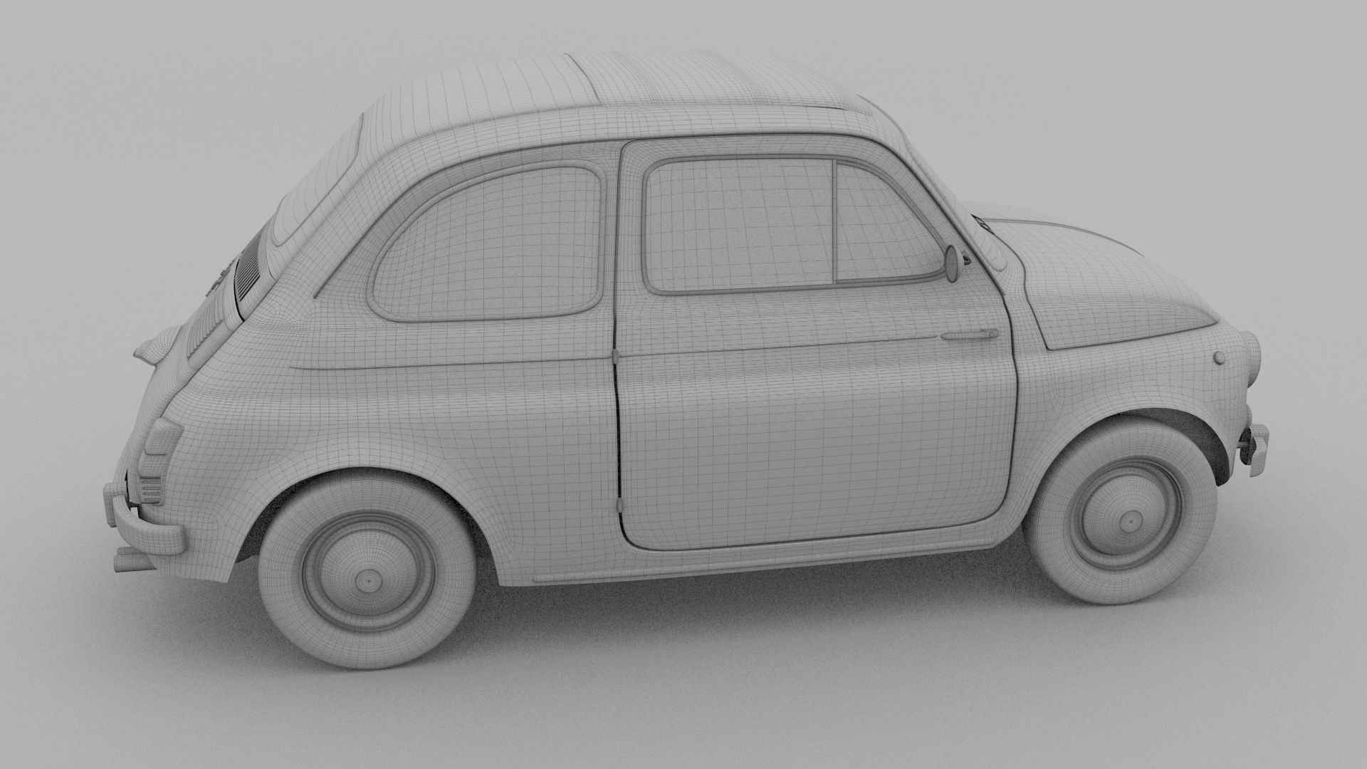 Fiat 500 Nuova 1957 rev 3D model_43