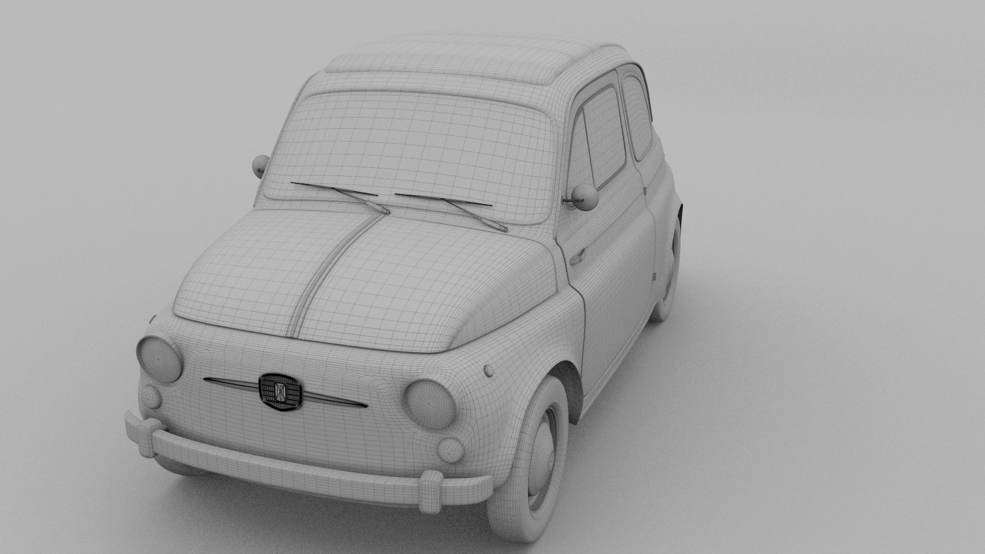 Fiat 500 Nuova 1957 rev 3D model_37