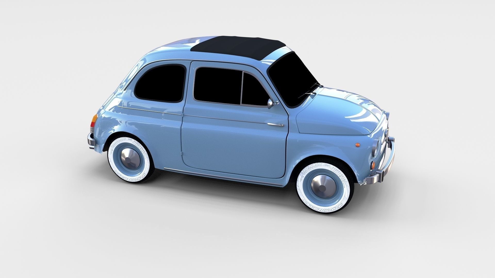 Fiat 500 Nuova 1957 rev 3D model_7