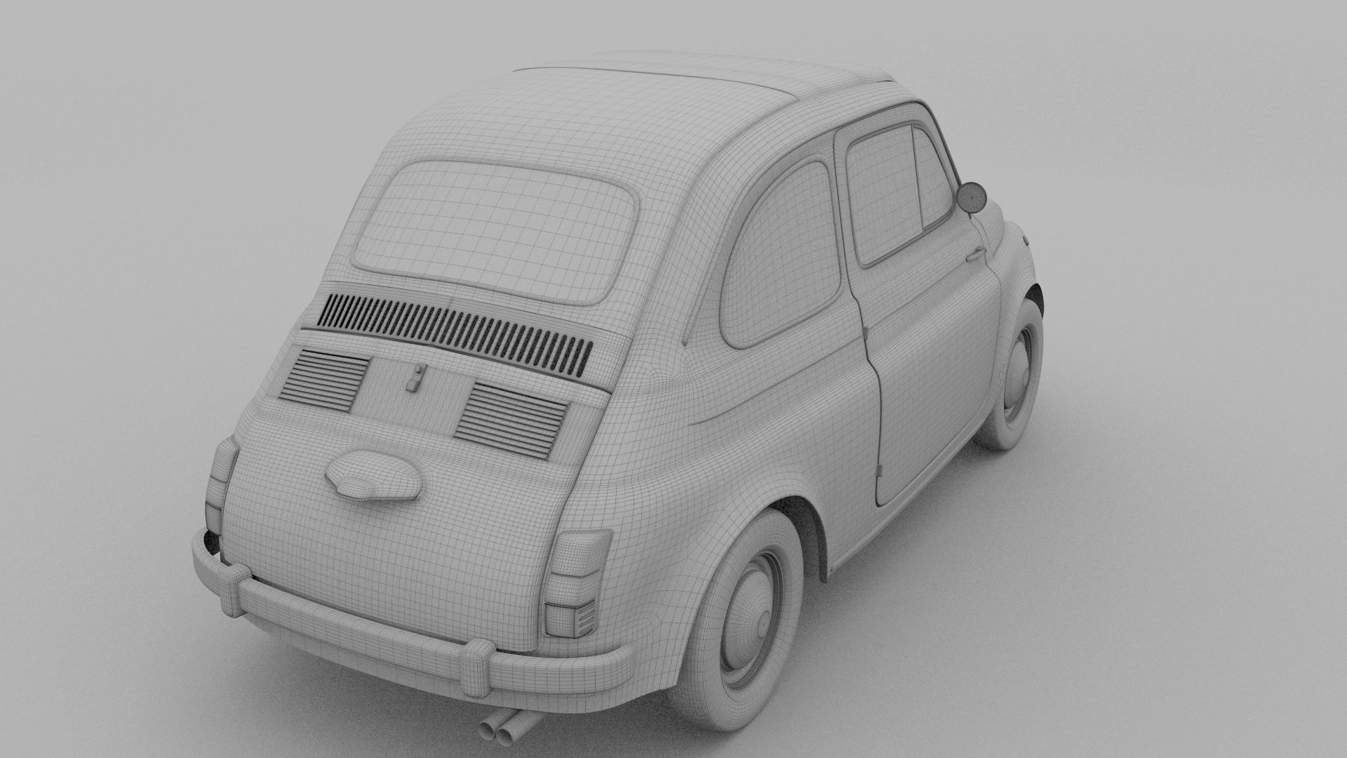Fiat 500 Nuova 1957 rev 3D model_42