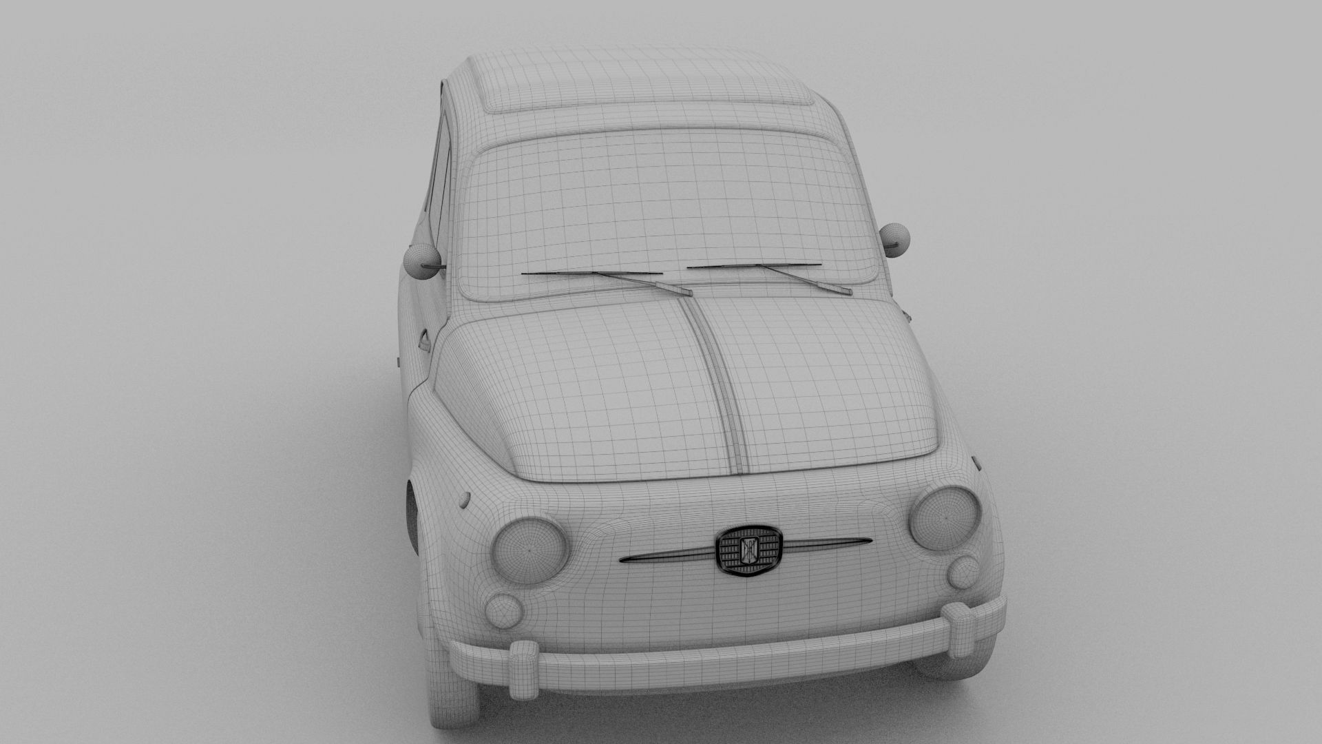 Fiat 500 Nuova 1957 rev 3D model_38