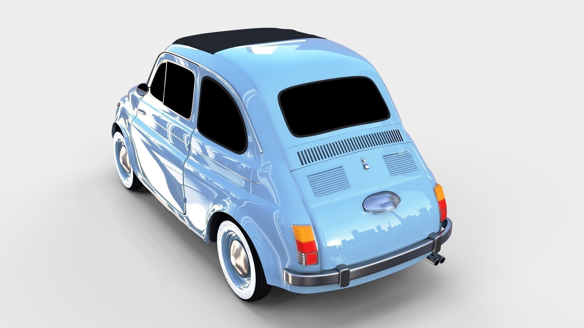 Fiat 500 Nuova 1957 rev 3D model_36