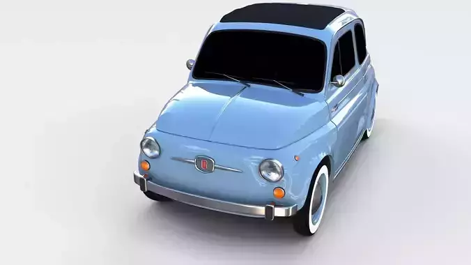 Fiat 500 Nuova 1957 rev 3D model