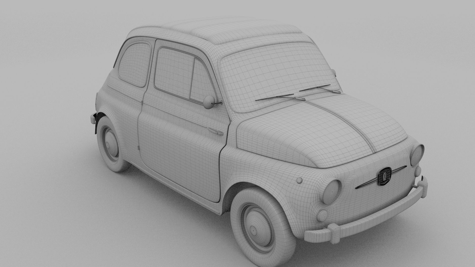 Fiat 500 Nuova 1957 rev 3D model_27