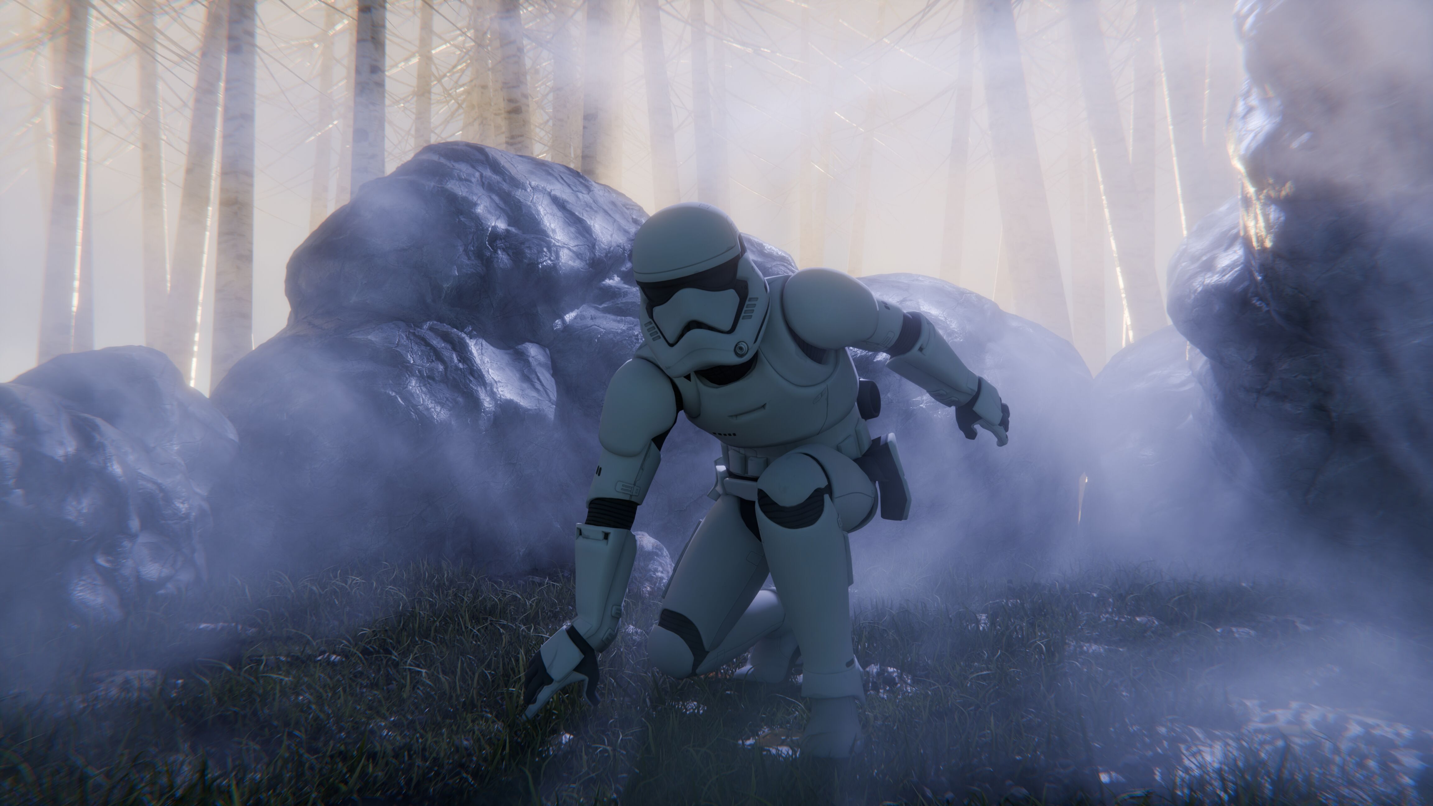 Sci-Fi Patrol Trooper 3D Model Robotic Character  3D model_2